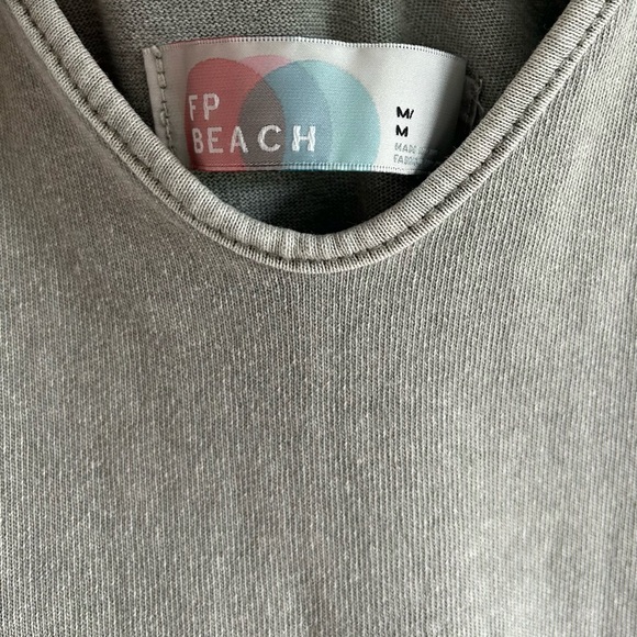 Free People Once Upon A Sea Stone Midi Dress Med - Picture 3 of 3